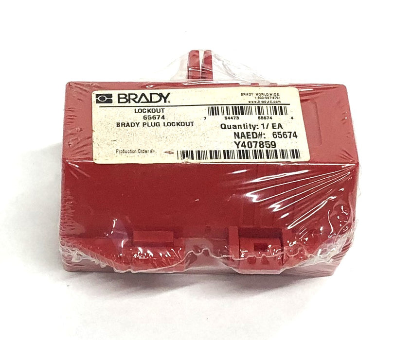 Brady Lockout Plug 65674 (Y407859) NOS