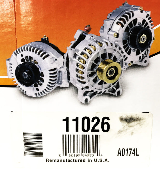 Vision-OE Premium Remanufactured Alternator 11026 REMANUFACTURED