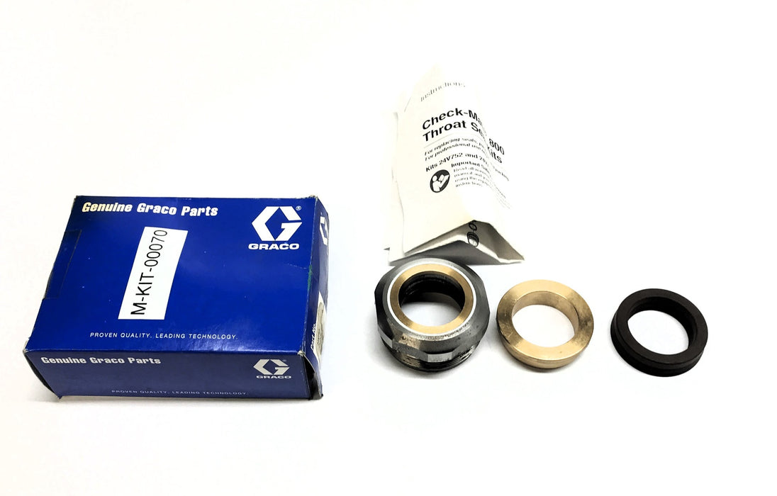 Graco (INCOMPLETE KIT) Carbon Filled Pump Seal Kit 24V752 USED
