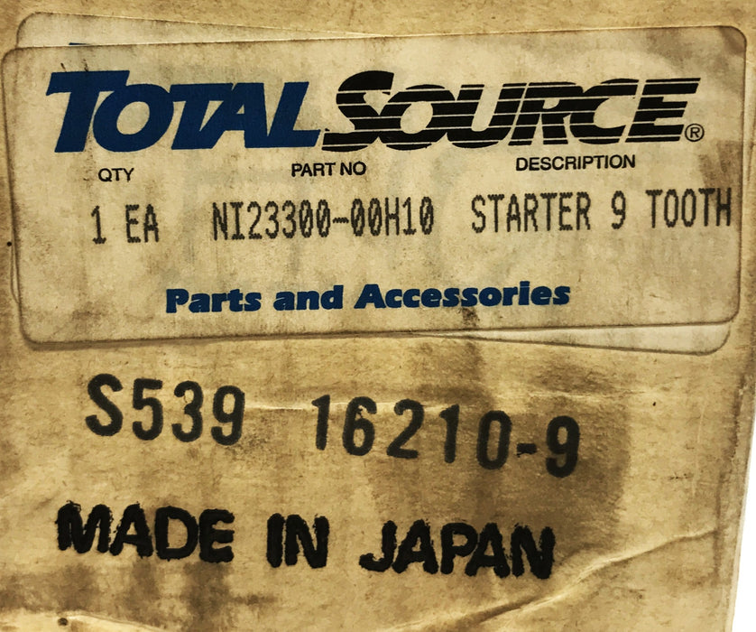 Total Source Forklift Nissan Starter NI233300-00H10 NOS