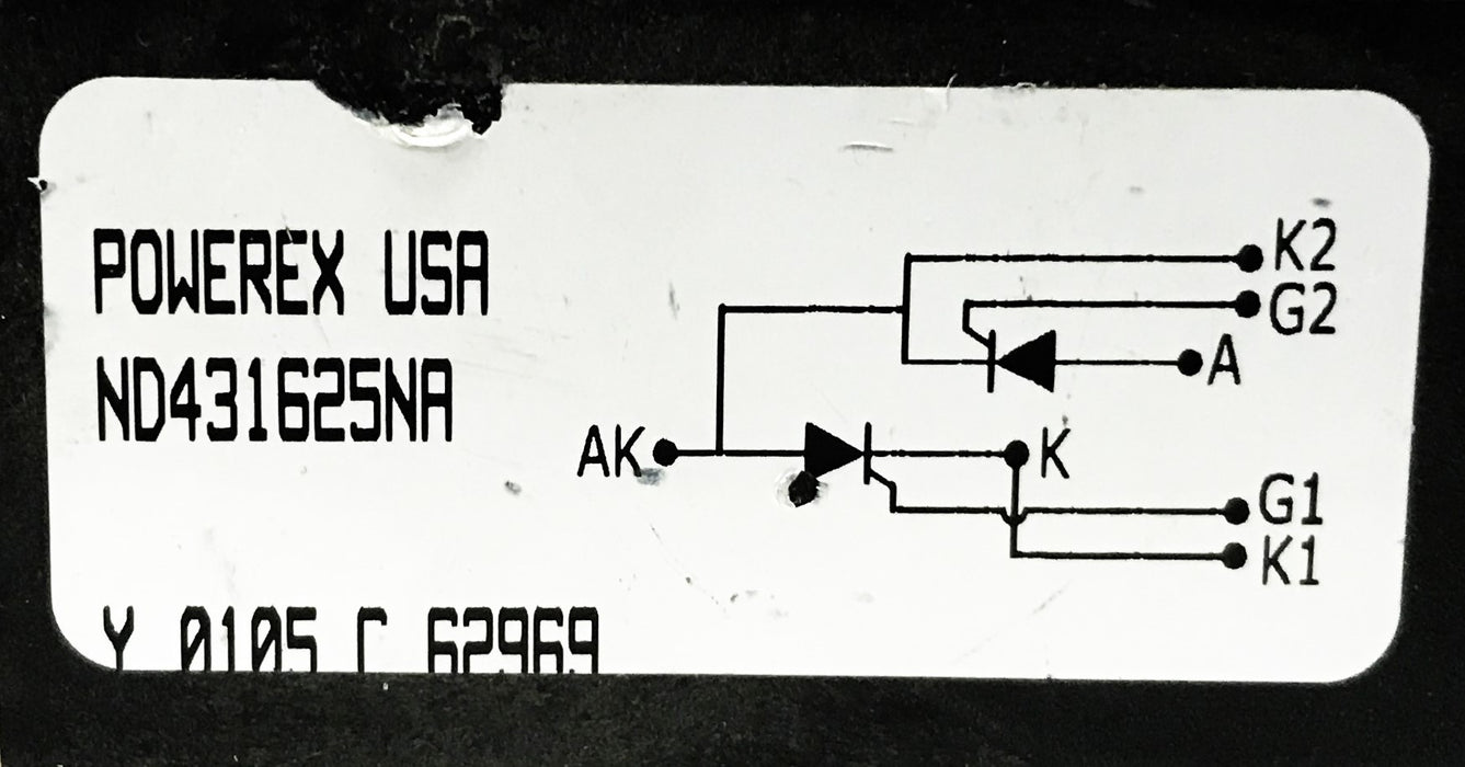 Powerex USA Transiter Power Block ND431625NA NOS