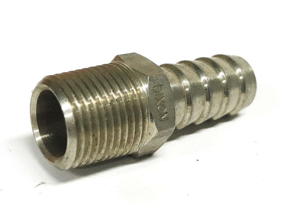 Dixon Stainless Steel 1/2 inch Barb x 3/8 NPT Hose Fitting RN43 [Lot of 3] NOS