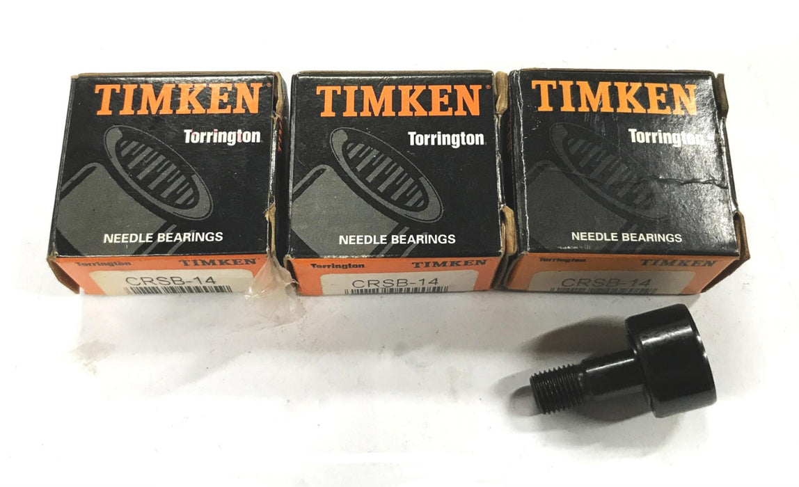 Timken-Torrington 7/8 inch Cam Follower Bearing CRSB-14 [Lot of 3] NOS