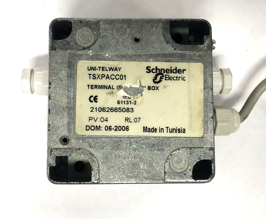 Schneider Electric Uni-Telway Terminal Isolation Box TSXPACC01 USED