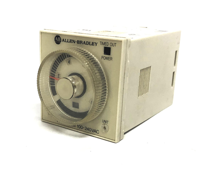 Allen-Bradley 100-240VAC Series A On Delay Timing Relay 700-HRM12TA17 NOS