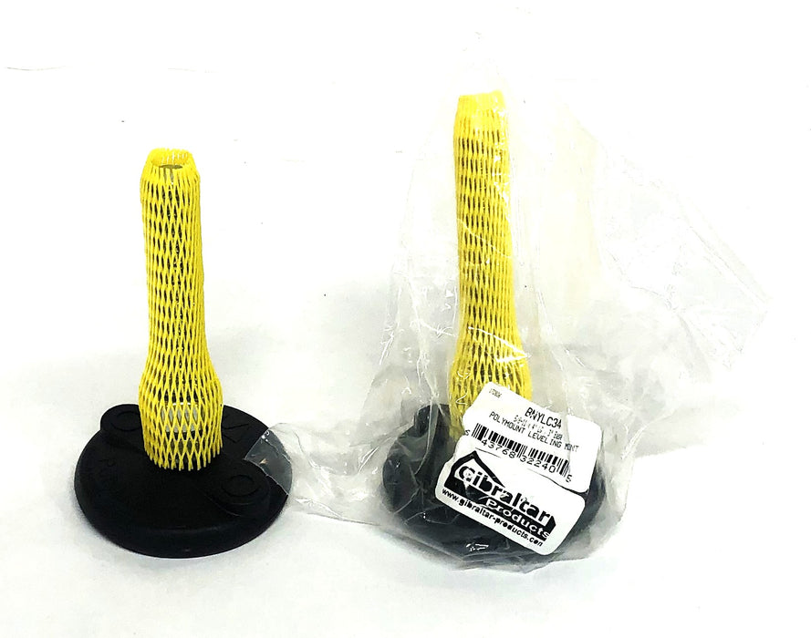 Gibraltor 5/8-11x4IN 3IN Base Leveling Mount BNYLC34-G (03514528) [Lot of 2] NOS