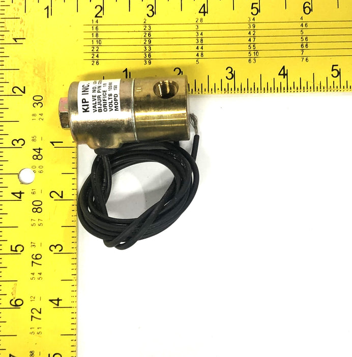 Kip Inc Bijur C3245-1 1/8 Inch 120/60V 150MOPD Solenoid Valve U341115-0141 NOS