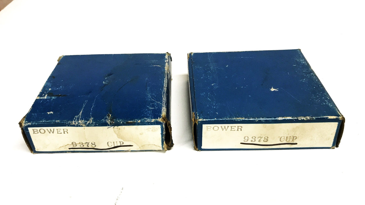 Bower Tapered Roller Bearing Cup BT-9378 [Lot of 2] NOS