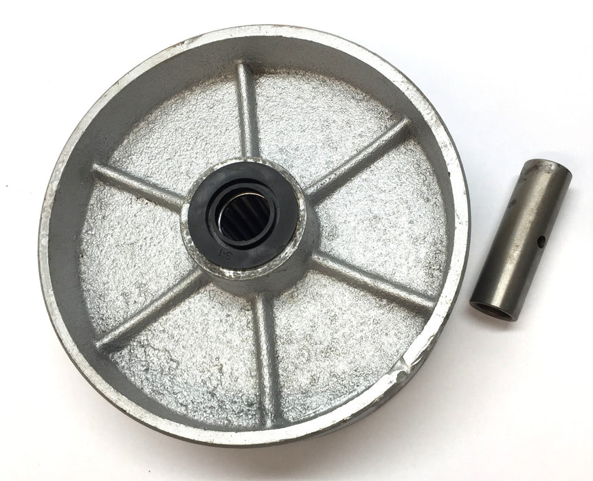Unbranded 6" x 2" Semi Steel Cast Iron Wheel with Needle Roller Bearing USED