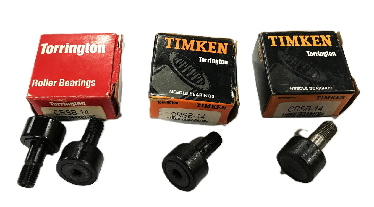 Timken-Torrington 7/8 inch Cam Follower Bearing CRSB-14 [Lot of 4] NOS