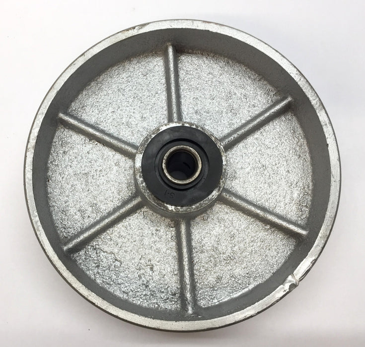 Unbranded 6" x 2" Semi Steel Cast Iron Wheel with Needle Roller Bearing USED