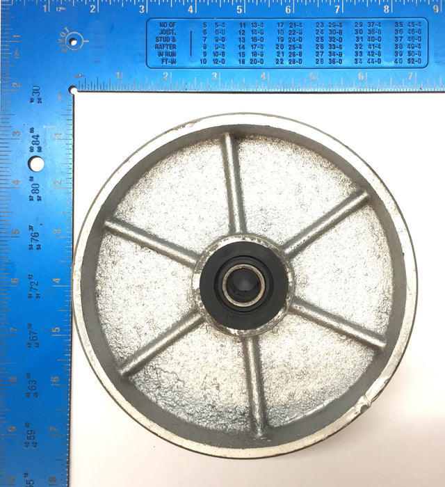 Unbranded 6" x 2" Semi Steel Cast Iron Wheel with Needle Roller Bearing USED