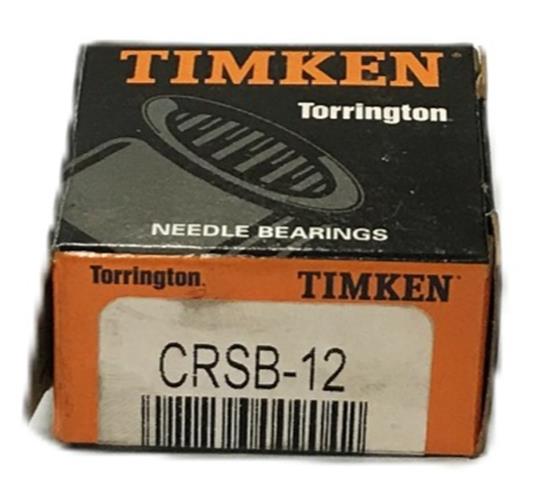 Timken-Torrington 3/4 inch Cam Follower Roller Bearing CRSB-12 [Lot of 3] NOS