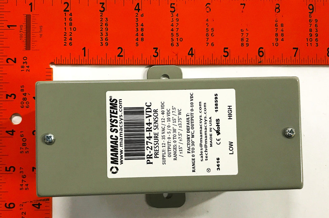 Mamac Systems Pressure Sensor PR274R4VDC NOS