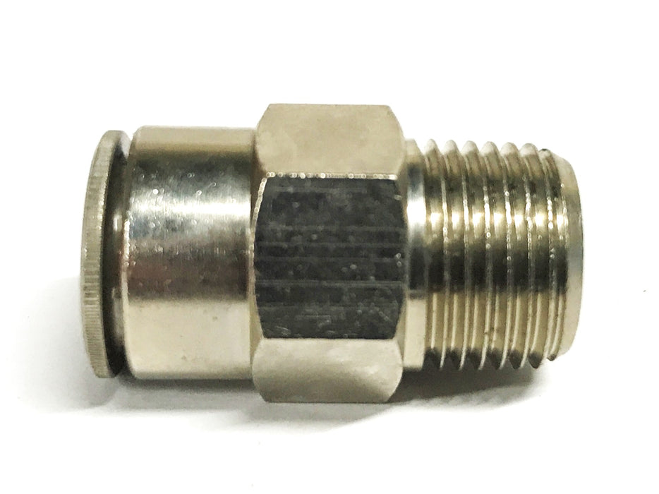 Unbranded 1/2 inch Push-in x 3/8 inch NPT Quick Hose Coupling [Lot of 5] NOS