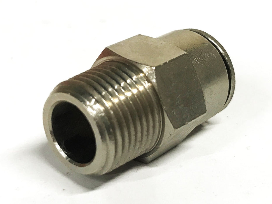 Unbranded 1/2 inch Push-in x 3/8 inch NPT Quick Hose Coupling [Lot of 6] NOS