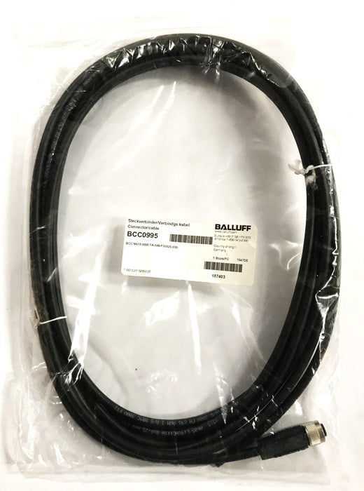 Balluff Connector Cable BCC-M418-0000-1A-046-PS0825-050 NOS
