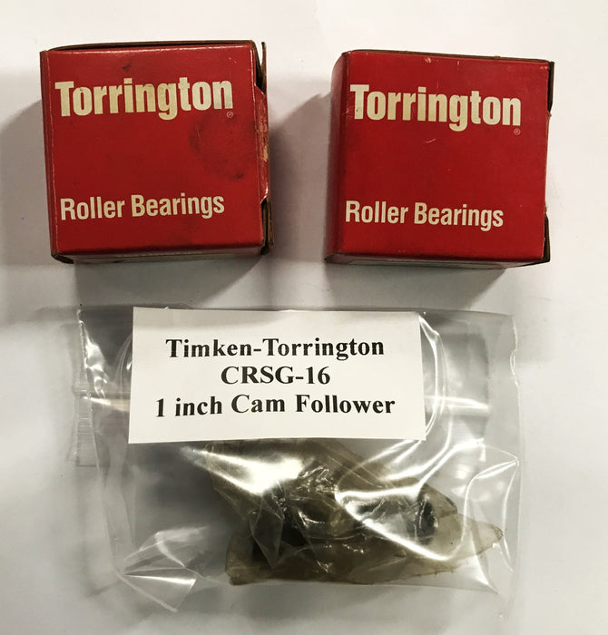 Timken-Torrington Cam Follower Roller Bearing CRSB-16 [Lot of 3] NOS