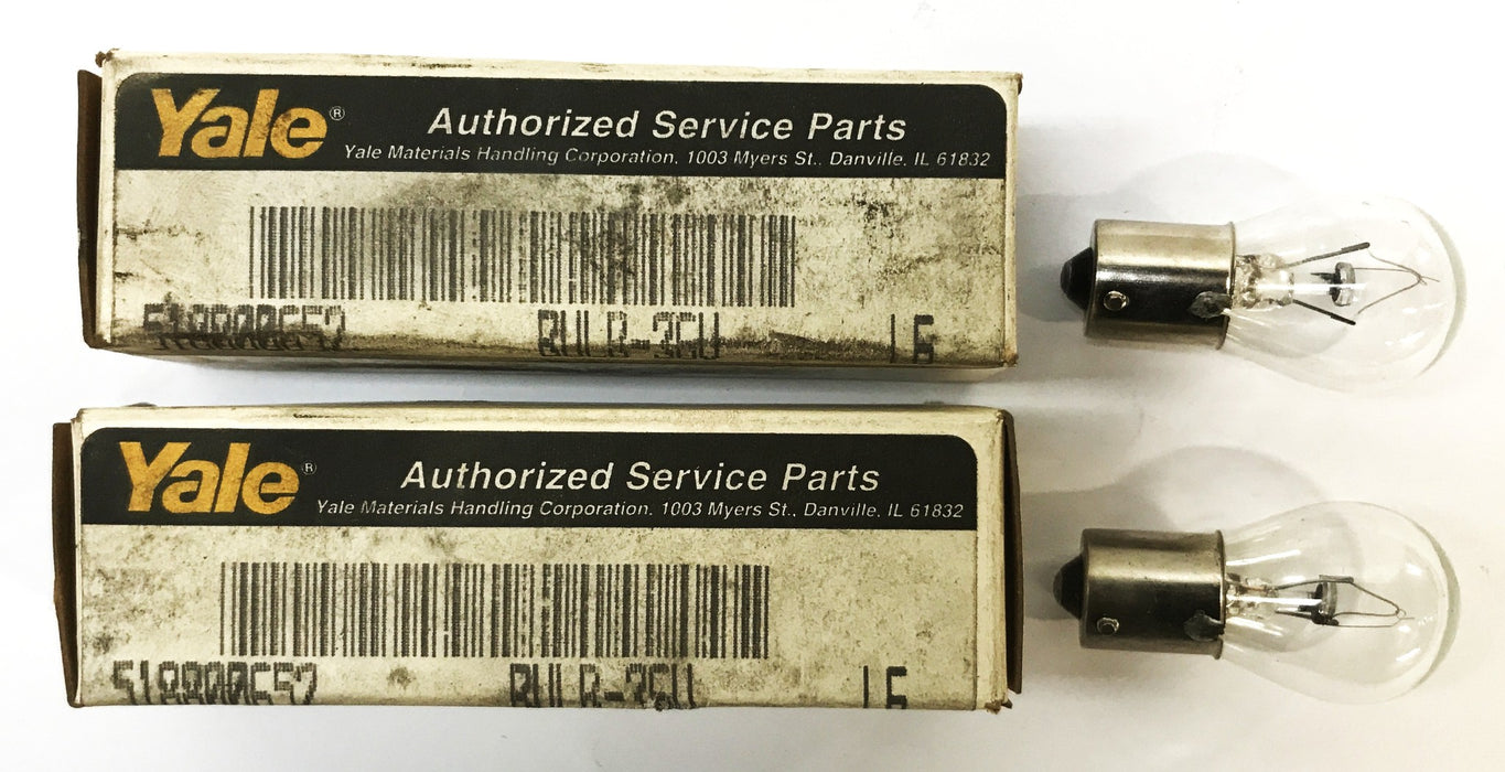 Yale Forklift 36v 25w Sp7 Light Bulb 518800652 [Lot of 2] NOS