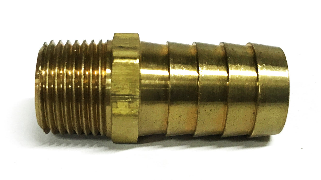 Unbranded 5/8 inch Barb x 3/8 Inch NPT Brass Hose Fitting [Lot of 6] NOS