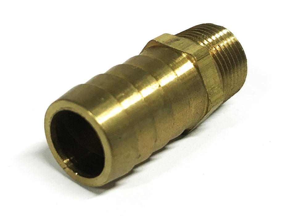 Unbranded 5/8 inch Barb x 3/8 Inch NPT Brass Hose Fitting [Lot of 6] NOS