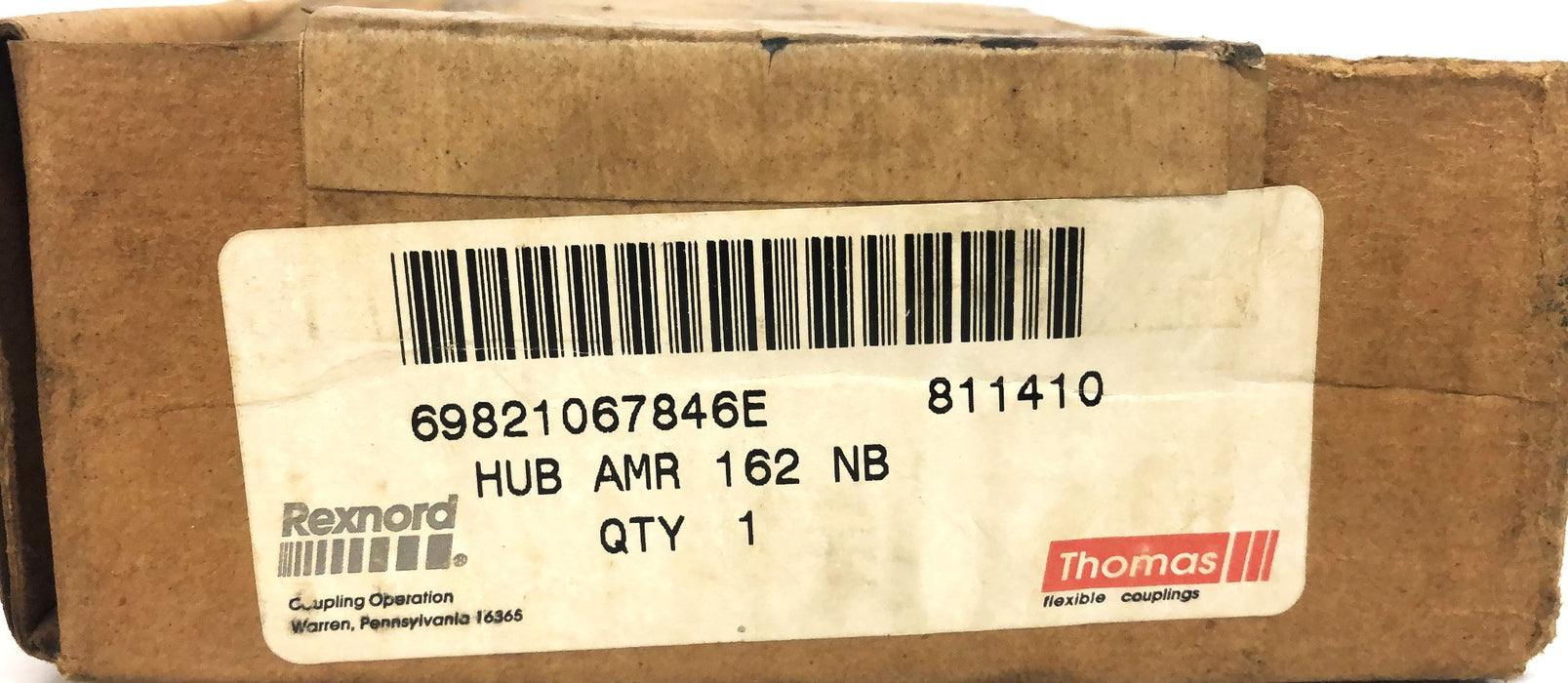 Rexnord Thomas Hub 162-AMR NOS