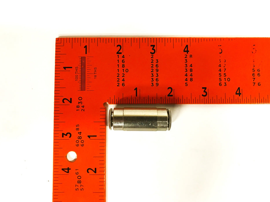 Unbranded 3/8 inch Pneumatic Straight Push Connector [Lot of 9] NOS