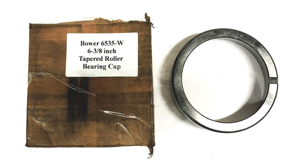 Bower 6-3/8 inch Tapered Roller Bearing Cup 6535-W NOS