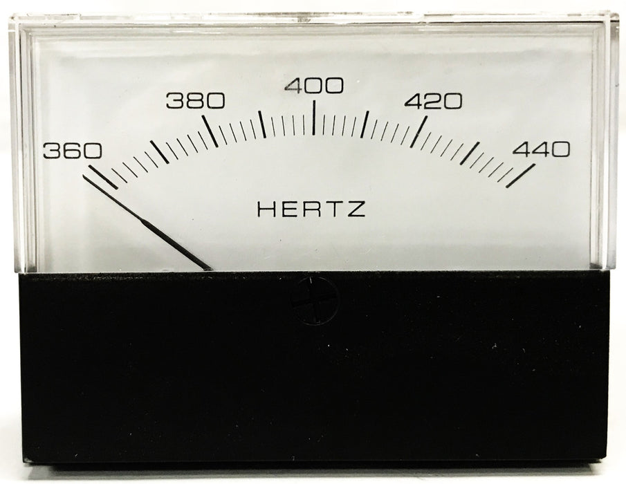 Hoyt Electrical Instruments 360-440Hz Frequency Meter 3126HZ36440 NOS