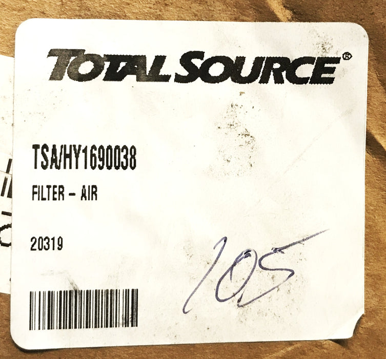 Total Source Forklift Air Filter Element HY1690038 NOS