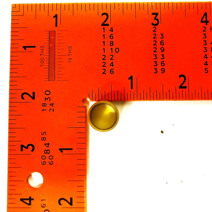 Unbranded 1/2 inch Brass Sleeve Ferrule [Lot of 119] NOS