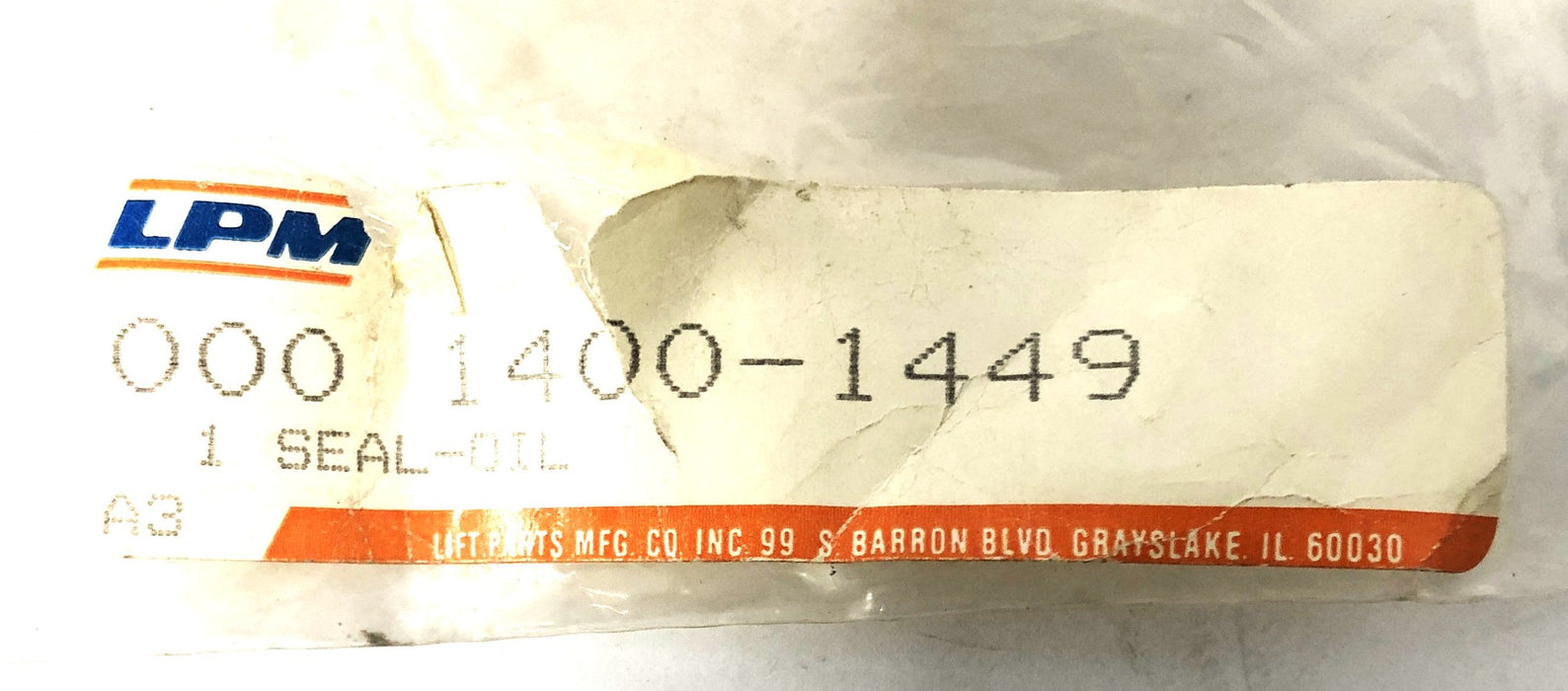 LPM Oil Seal 1400-1449 NOS