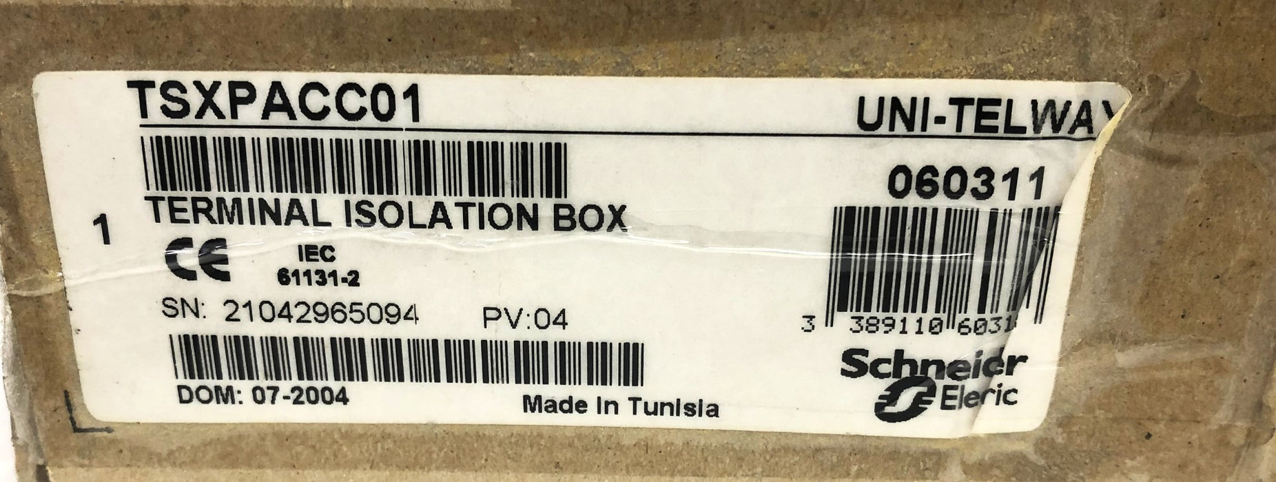 Schneider Electric Uni-Telway Terminal Isolation Box TSXPACC01 NOS