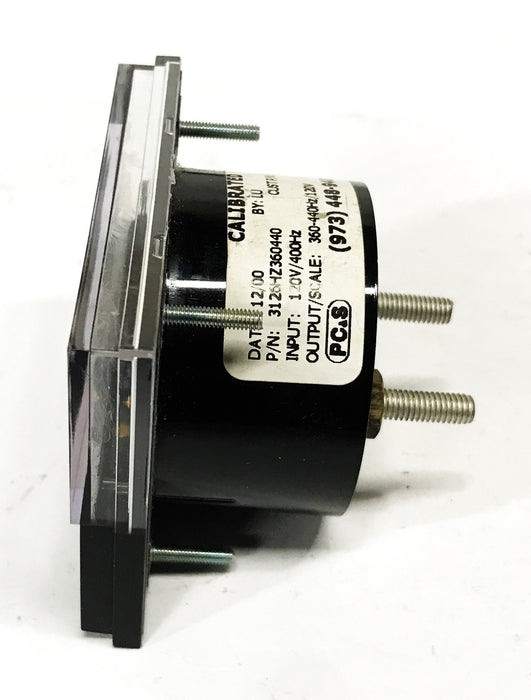 Hoyt Electrical Instruments 360-440Hz Frequency Meter 3126HZ36440 NOS