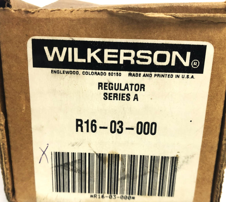 Wilkerson Series A 300psig 21bar Regulator R16-03-000 (A K02) NOS