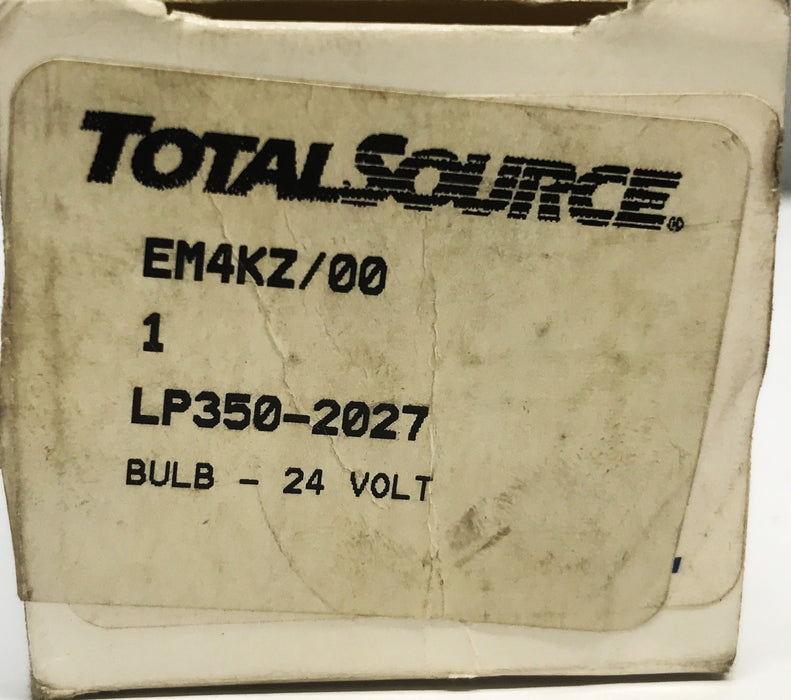 Total Source 24 Volt Bulb LP350-2027 [Lot of 4] NOS