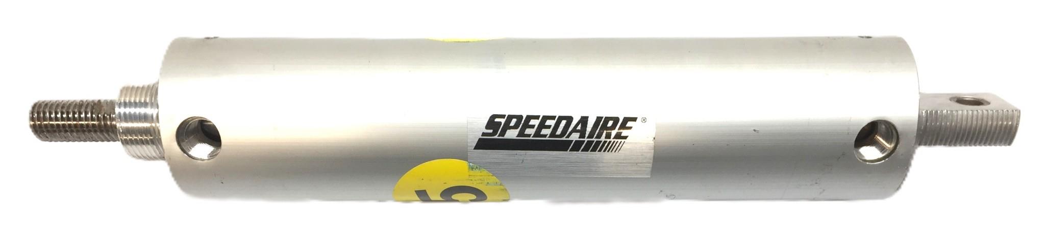 Speedaire Round Aluminum 2-1/2" Bore Air Cylinder with 8" Stroke 5VNN2 USED