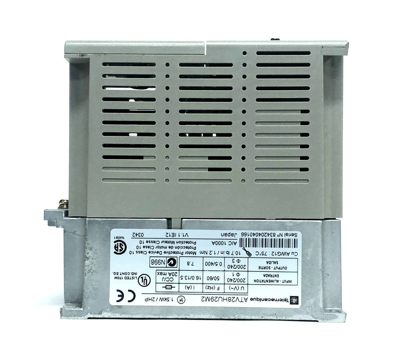 Square D Telemcanique Altivar 28 1.5kW/2HP 200/240V Drive ATV28HU29M2 USED