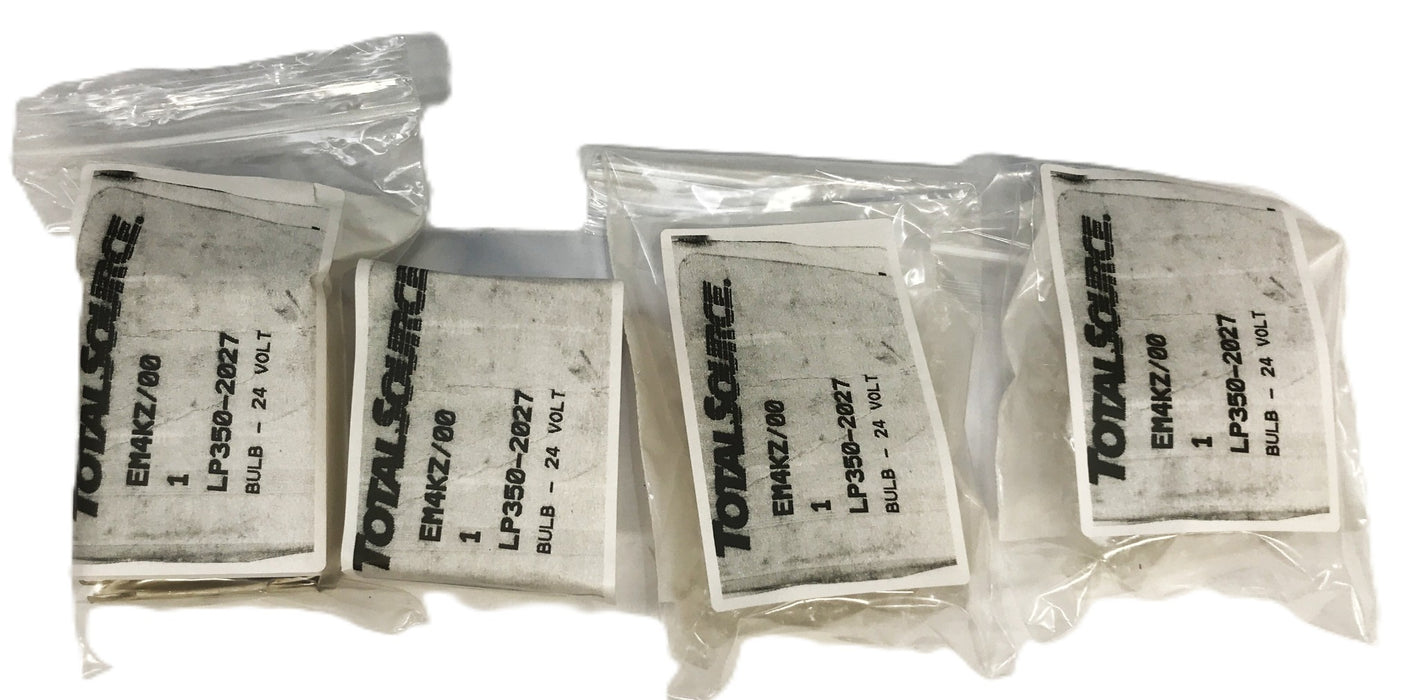 Total Source 24 Volt Bulb LP350-2027 [Lot of 4] NOS