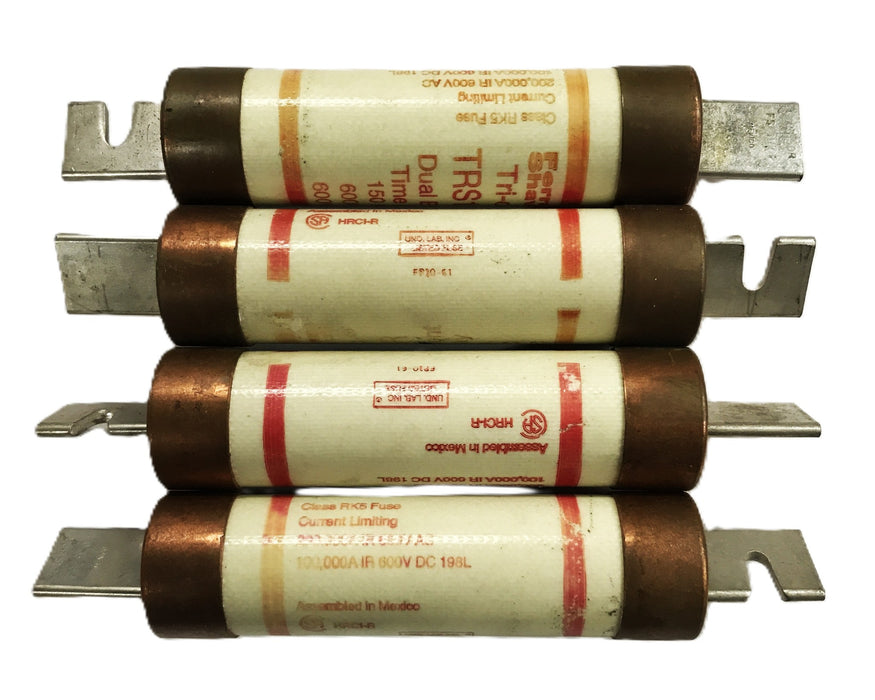 Ferraz Shawmut Tronic Duel Element Time Delay Fuse TRS150R [Lot of 4] NOS