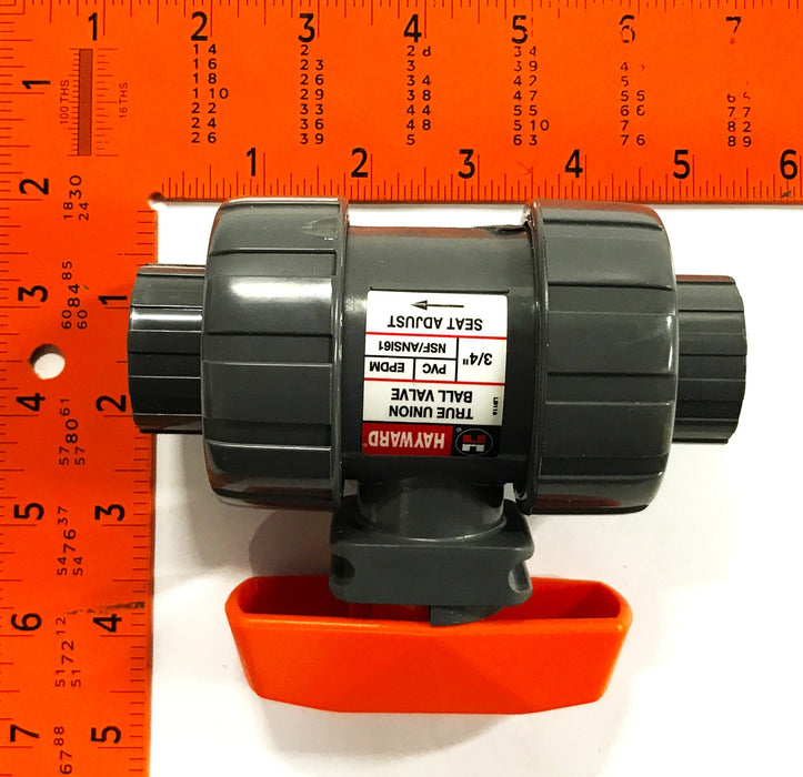 Hayward 3/4 inch PVC True Union Ball Valve TB1075STE NOS