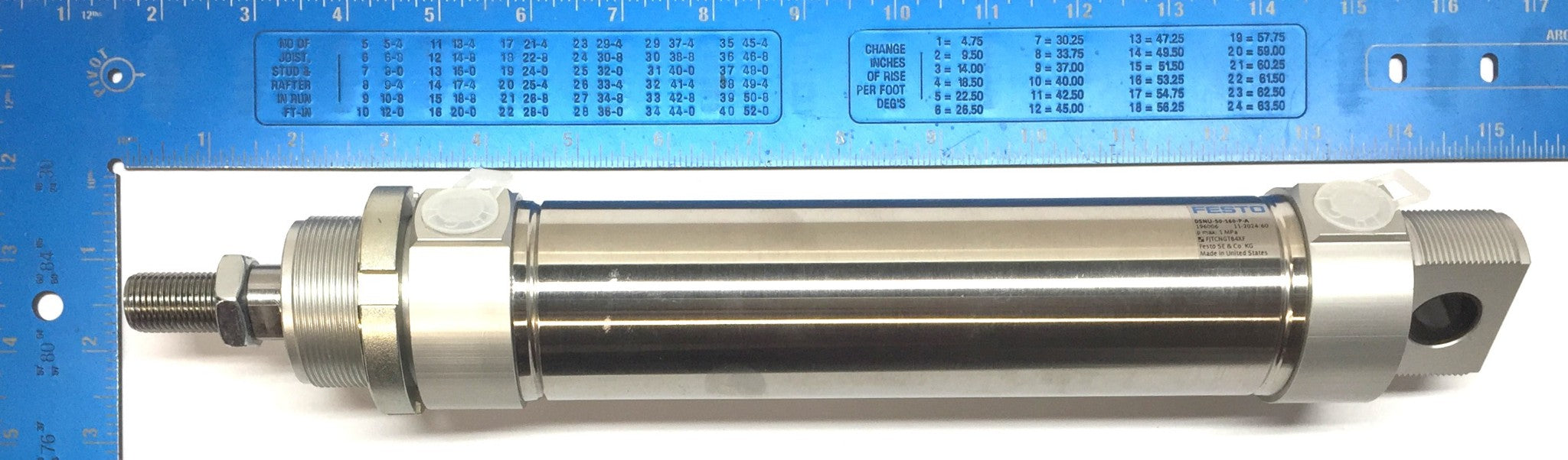 Festo Pneumatic Air Cylinder DSNU-50-160-PA (196006) NOS
