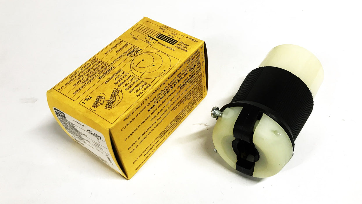 Hubbell Twist-Lock AC Connector HBL2513 NOS