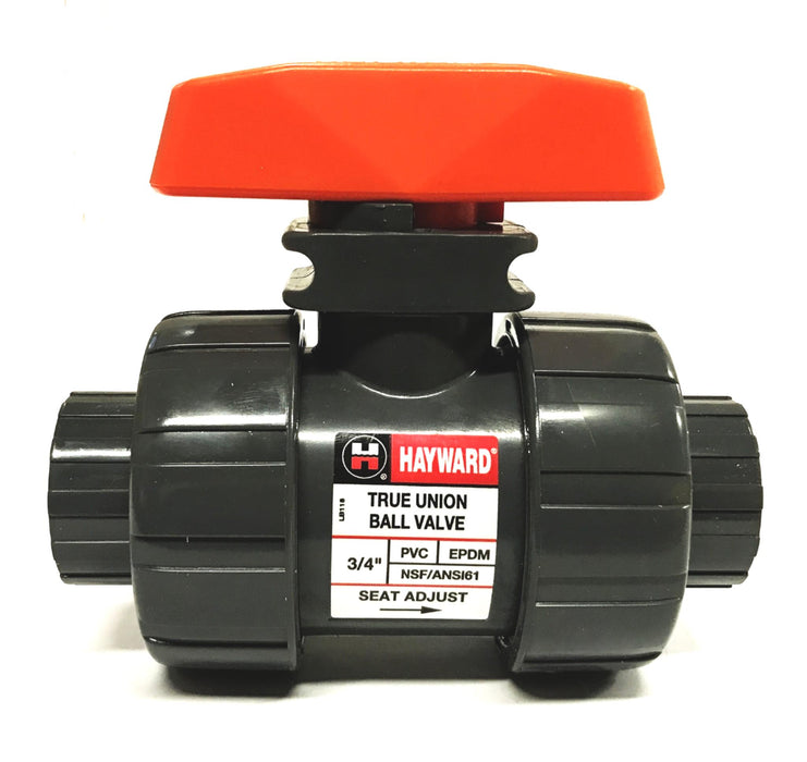 Hayward 3/4 inch PVC True Union Ball Valve TB1075STE NOS