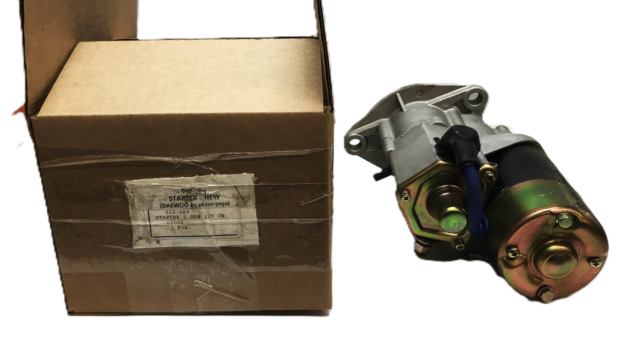 Daewoo Forklift Starter 65-2620-7050 NOS