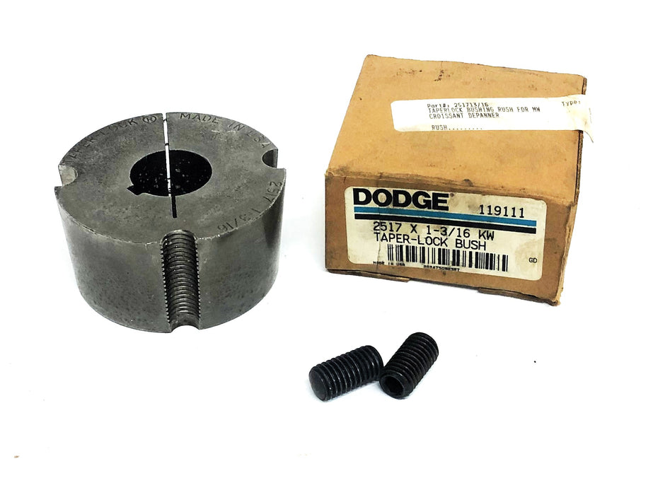 Dodge Split Taper-Lock Bushing 2517X1-3/16 KW (119111) NOS