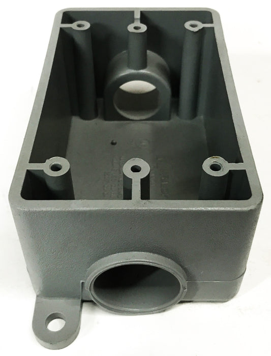 Kraloy 1-Gang 1/2 inch 3/4 inch PVC Conduit Box FSC05-FSC07 [Lot of 2] NOS