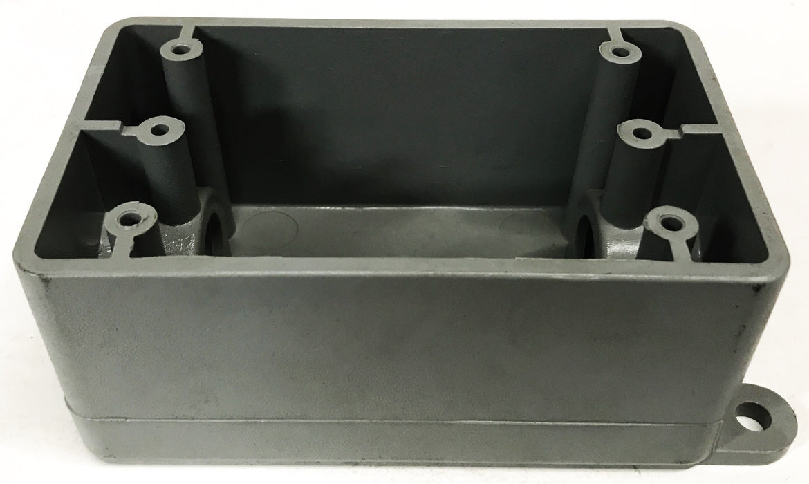 Kraloy 1-Gang 1/2 inch 3/4 inch PVC Conduit Box FSC05-FSC07 [Lot of 2] NOS