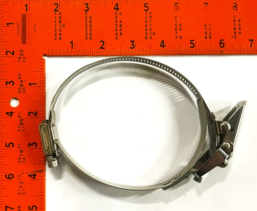 McMaster-Carr 304 Stainless Steel Quick-Release Duct Hose Clamp 5215K11 NOS