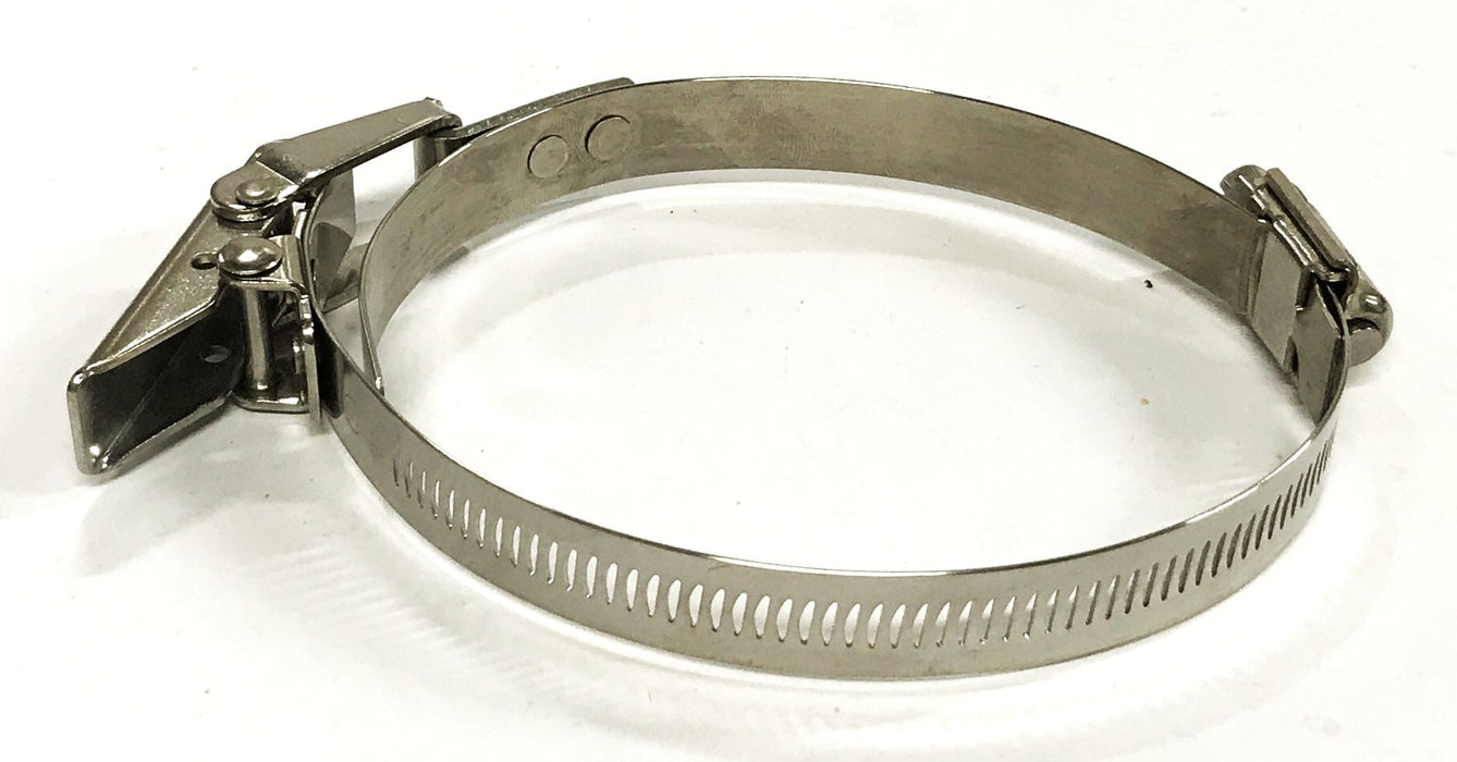 McMaster-Carr 304 Stainless Steel Quick-Release Duct Hose Clamp 5215K11 NOS